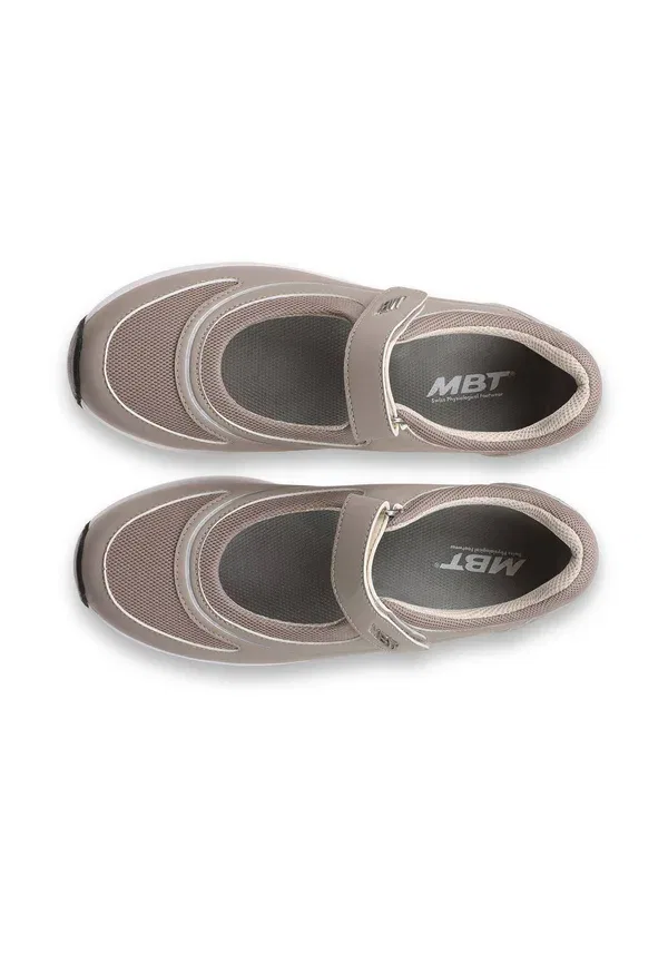 Кроссовки из текстиля и синтетики Baridi Mbt, taupe, коричневый — фото 3