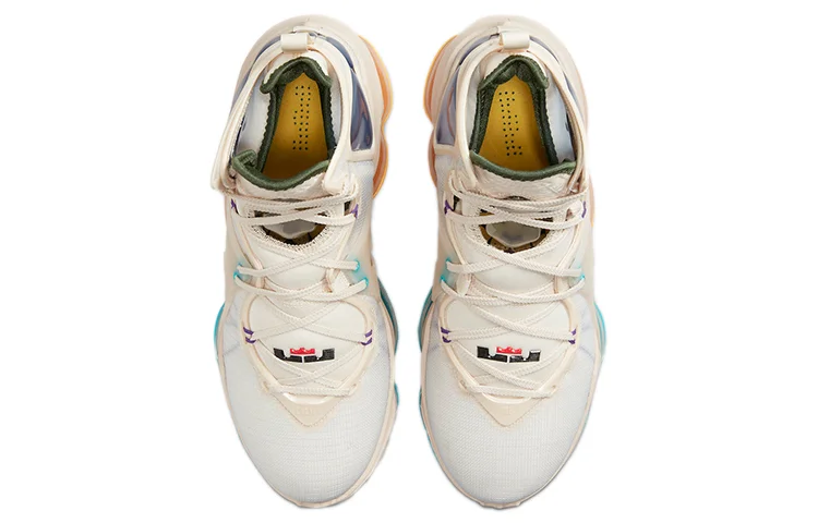 Кроссовки Nike LeBron 19, кремовый/синий — фото 4