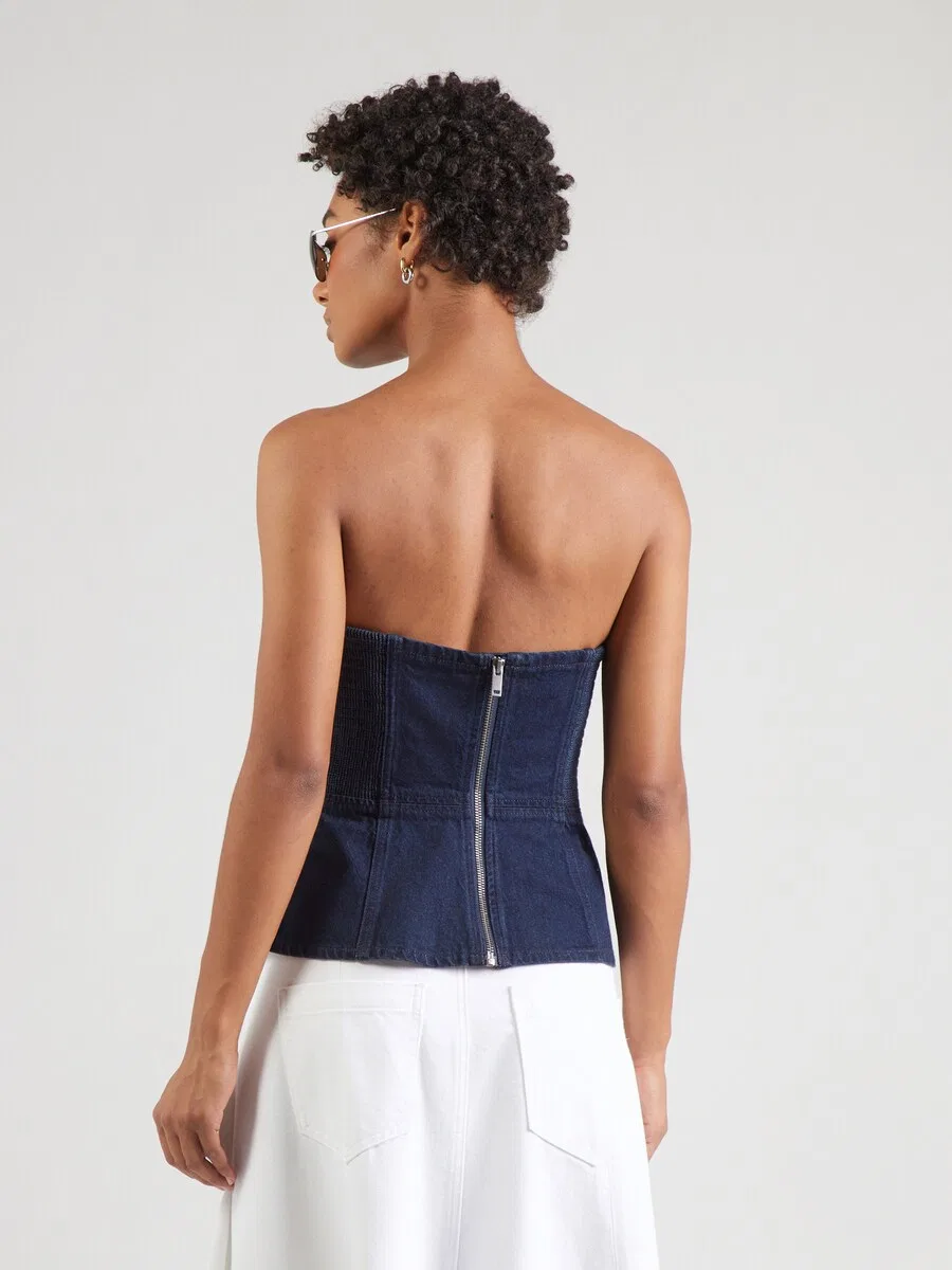 Топ LEVI'S 'Sweetheart Bustier' темно-синего цвета — фото 4