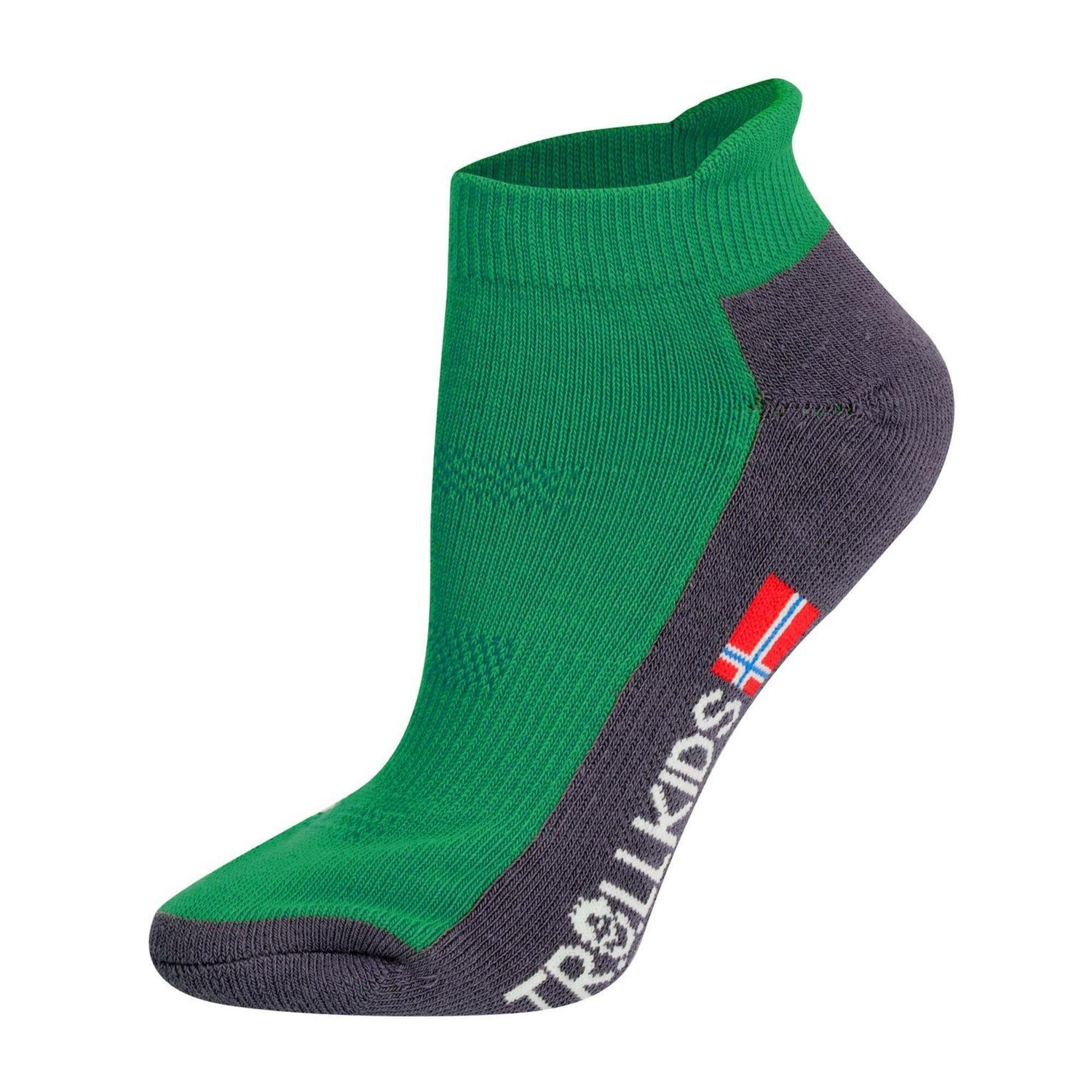 

Низкие походные носки Trollkids Hiking Ii Pepper Green, темно-зеленый