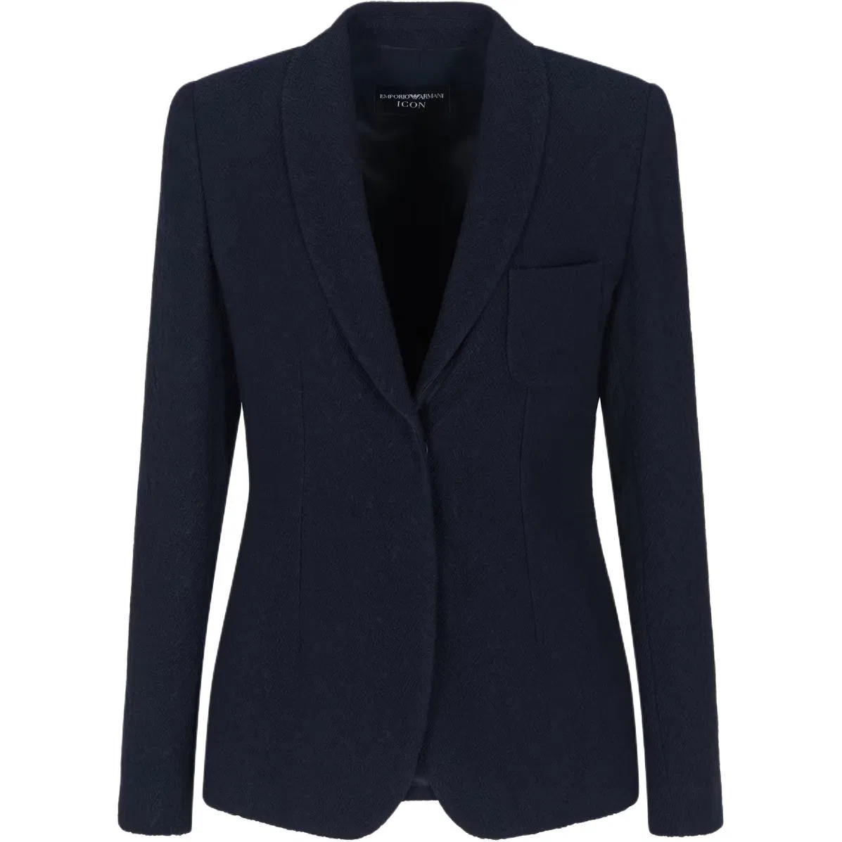 Женский пиджак однобортный EMPORIO ARMANI, Blue