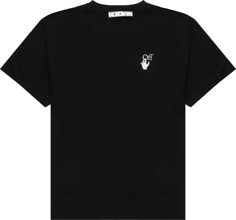 

Футболка Off-White Caravaggio Short-Sleeve Over Tee 'Black/Multicolor', черный