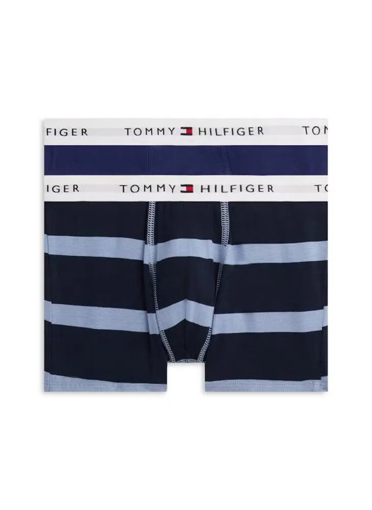 Трусы-боксеры с принтом комплект 2 шт. Tommy Hilfiger, синий