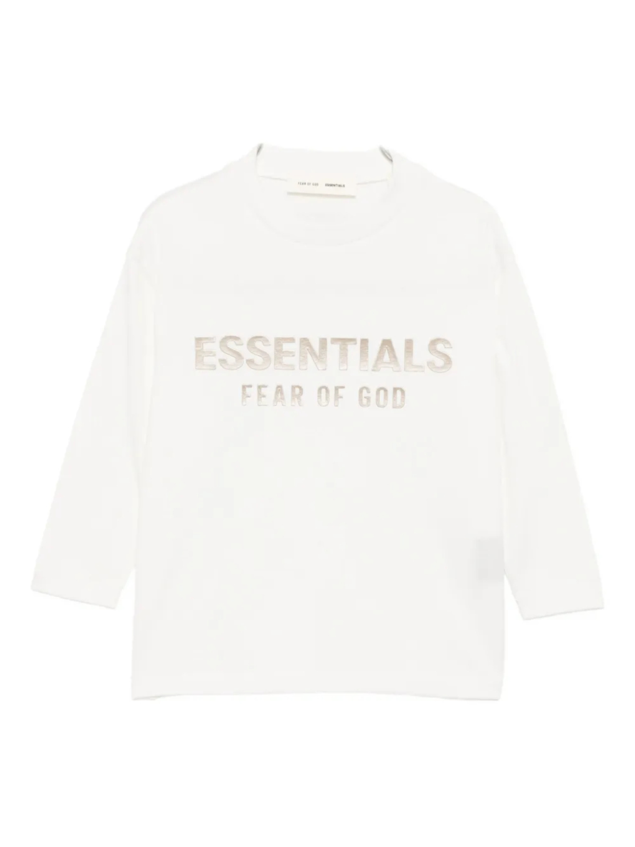 

Футболка FEAR OF GOD ESSENTIALS KIDS классическая с длинными рукавами, белый
