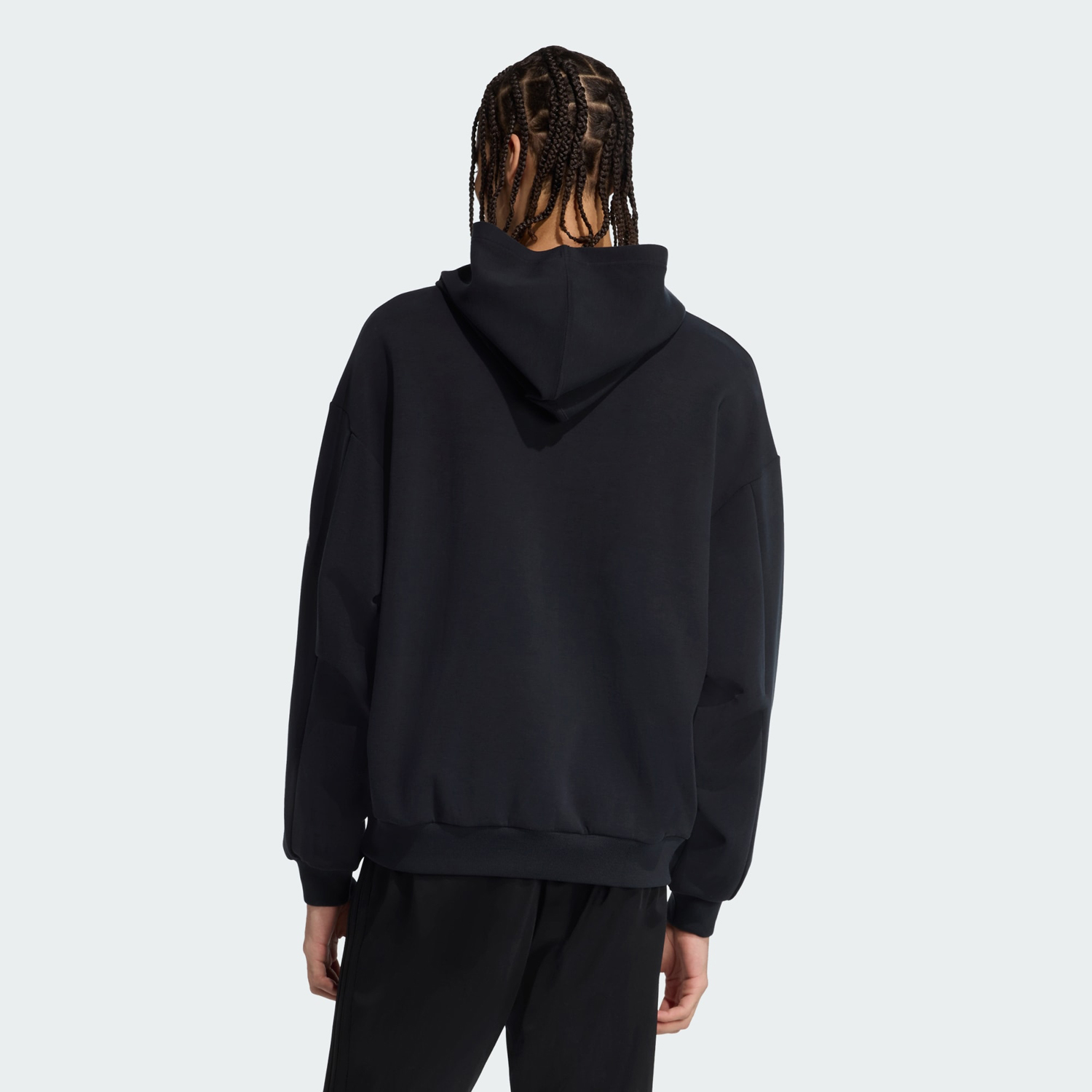 Худи Adidas Originals Soft Lux, черный — фото 4
