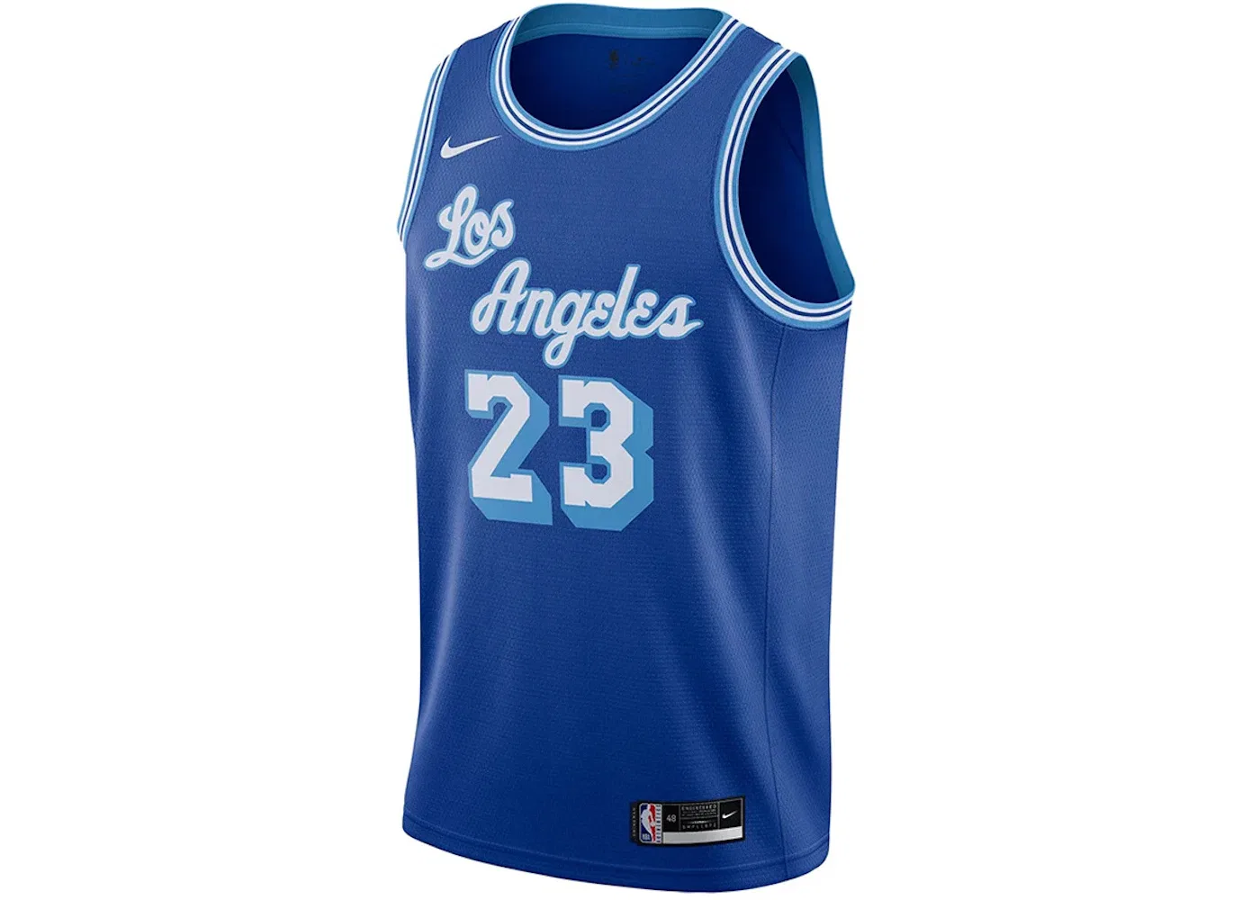 Мужская джерси с принтом LeBron Classic Edition Nike, Rush Blue