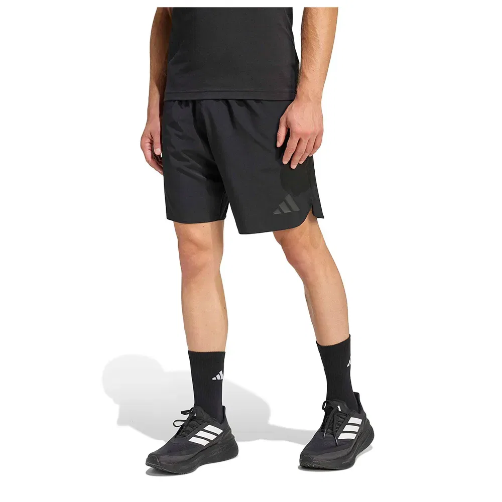 Мужские шорты из гладкой ткани Tiro Travel Woven Adidas, Black