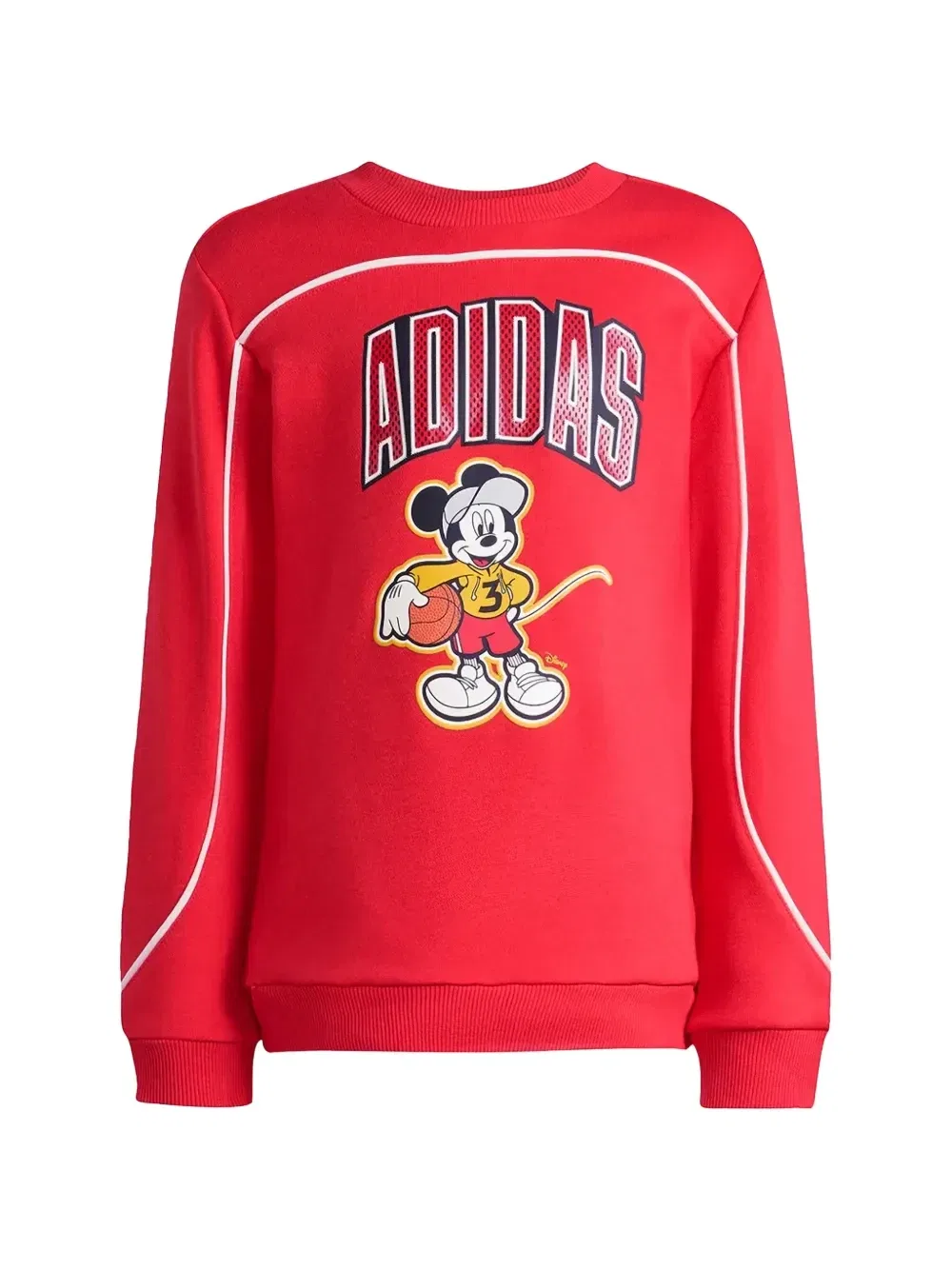 Спортивный костюм с графическим рисунком Микки Мауса Adidas Kids, красный — фото 2
