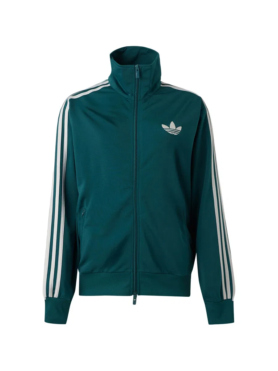 Худи на молнии ADIDAS ORIGINALS 'FB' темно-зеленого цвета