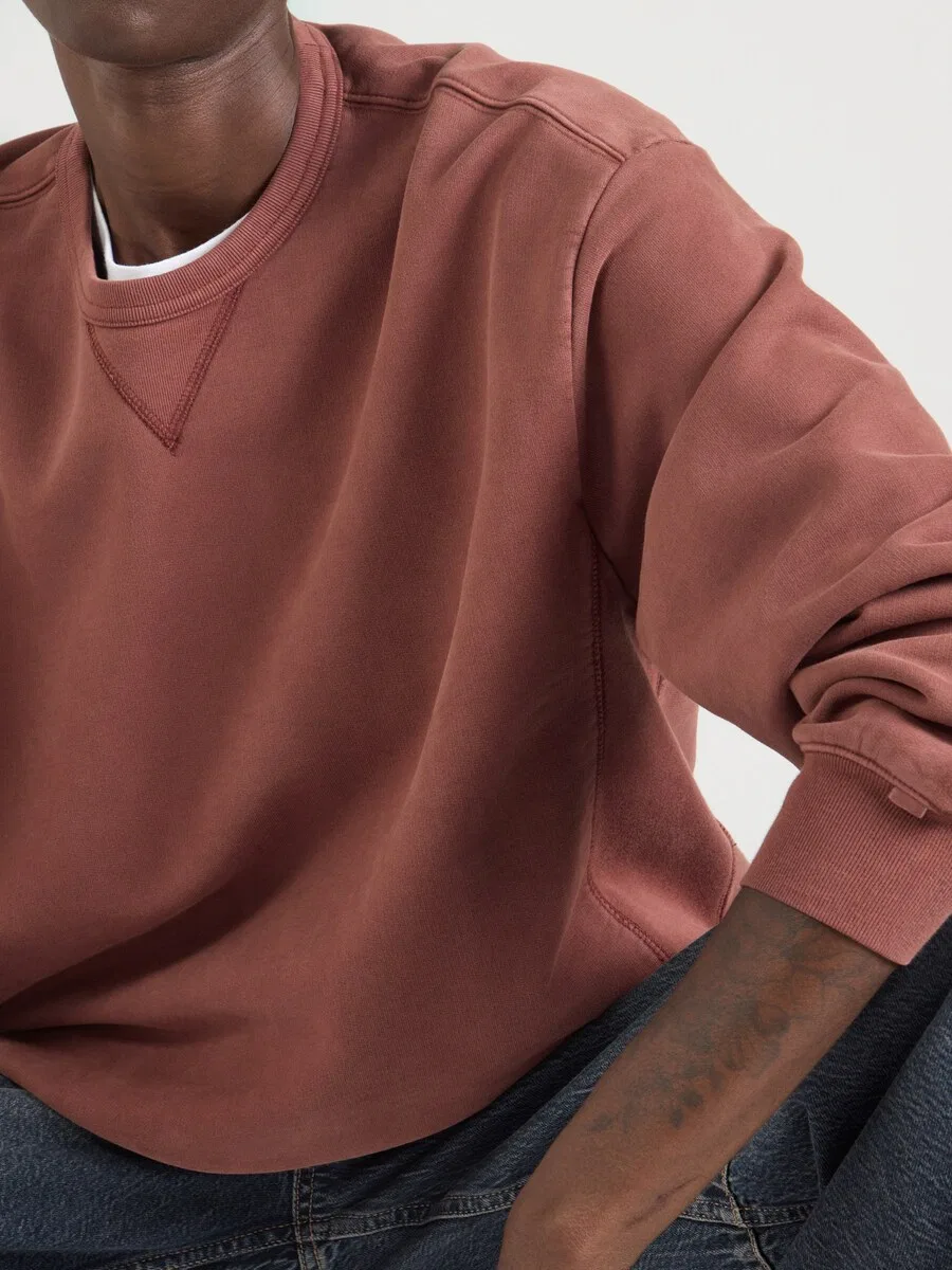 Толстовка LEVI'S 'Heritage' пастельно-красного цвета — фото 3