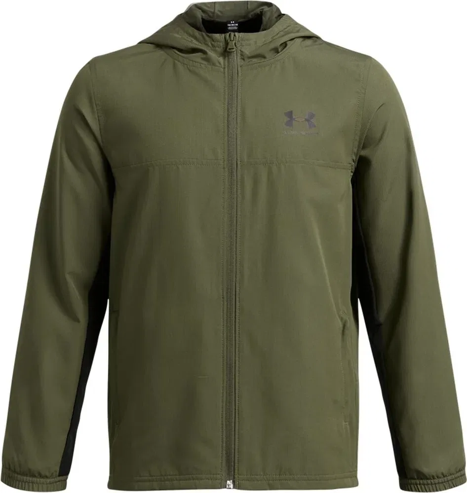 Куртка софтшелл с капюшоном B Rival Woven Jacke Under Armour, зеленый