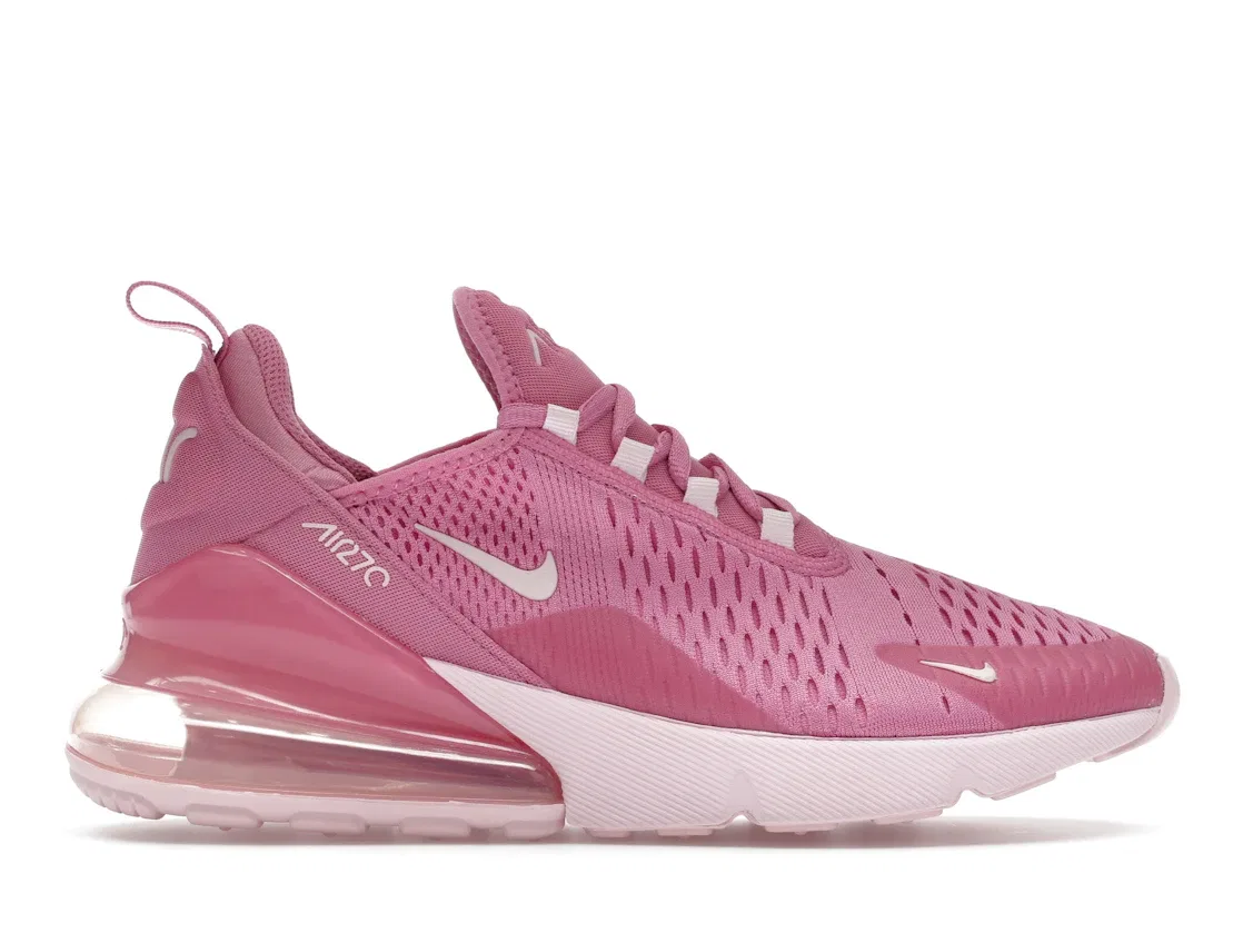 Детские кроссовки с шнуровкой Nike Air Max 270 Nike, Magic Flamingo/Pink Foam