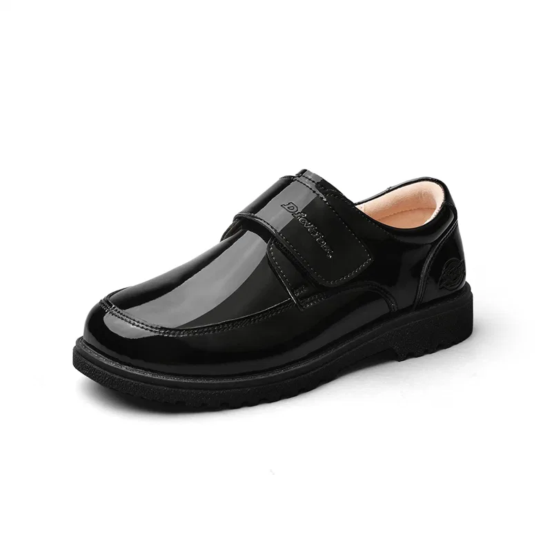 Детские кожаные туфли для малышей Dickies, Bright Black