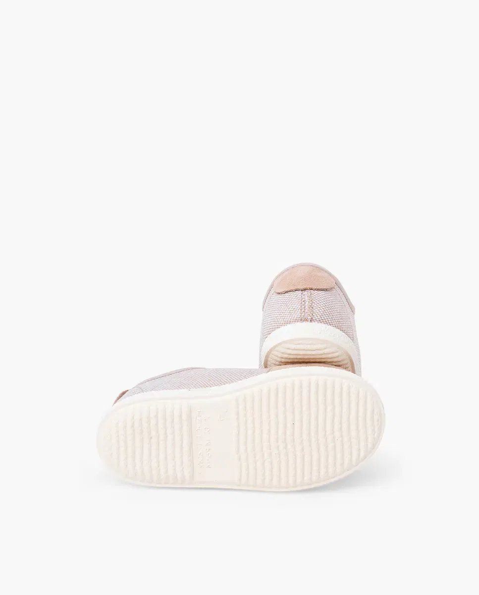 Детские кроссовки для девочек текстильные Pisamonas, Beige — фото 3