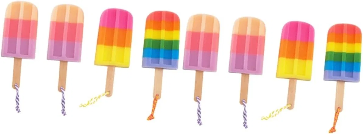 Мочалка для душа Homoyoyo, 8 шт, ассорти