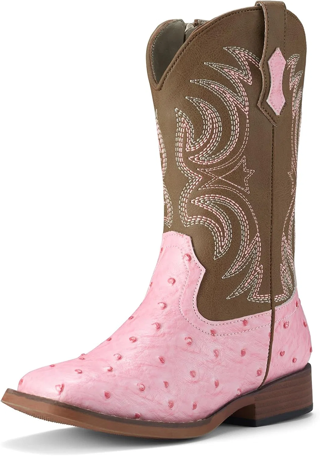 Детские сапоги для мальчиков в стиле вестерн Rollda, Pink/Brown