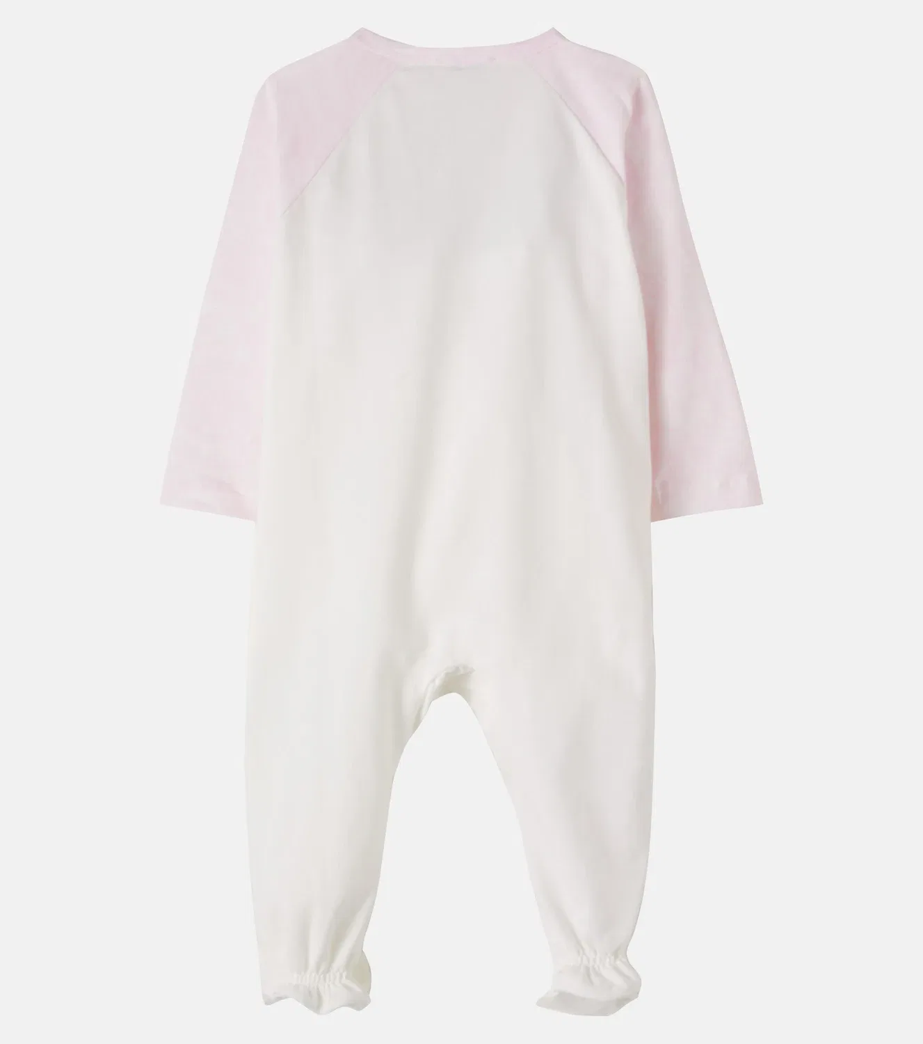 Комбинезон из смесового хлопка с вышивкой Baby Medusa Versace Kids, розовый — фото 2