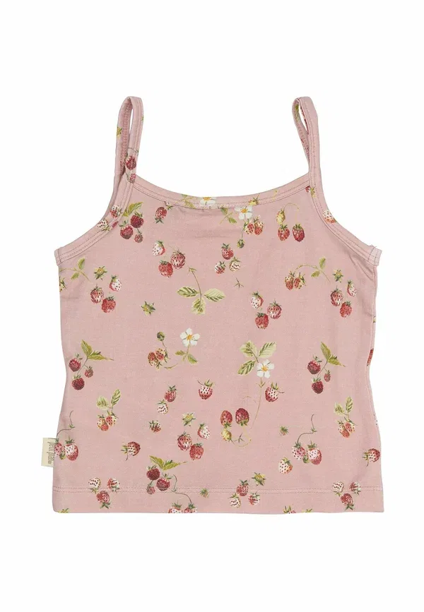 Комплект из 2 маек с цветочным принтом Star Petit Piao, Misty Rose Strawberry AOP — фото 4