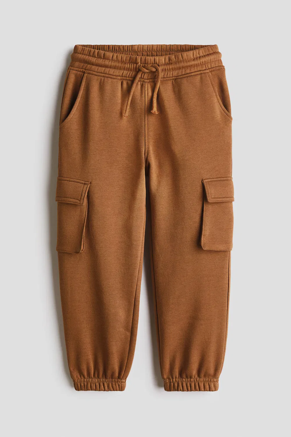 Спортивные брюки-карго с внутренней подкладкой из ворса H&M, Braun