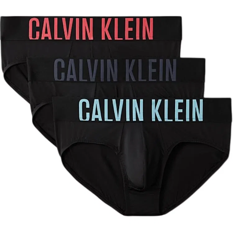 Мужские трусы-боксеры Calvin Klein, 3 пары, Черный