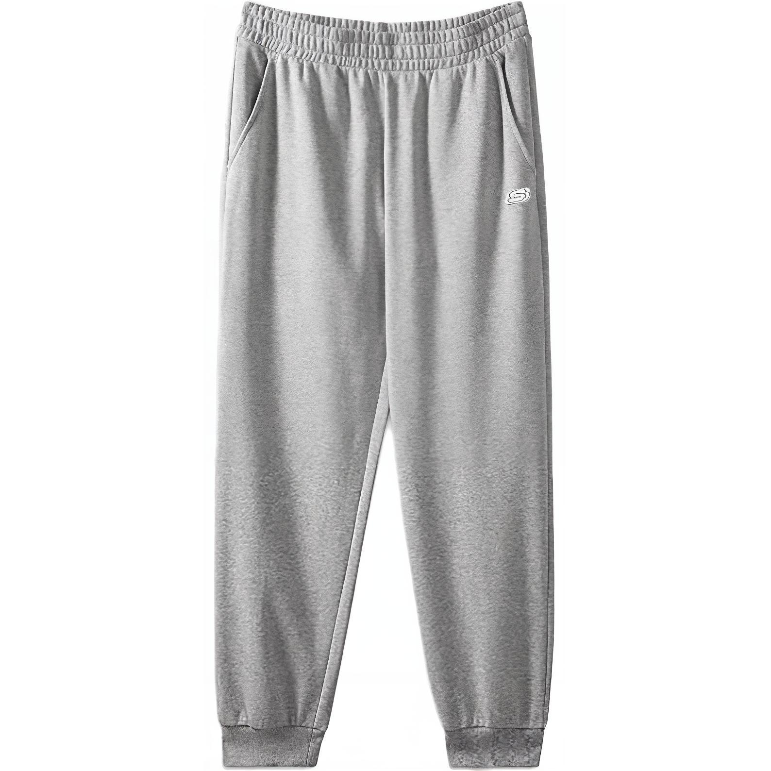 

Разноцветные вязаные спортивные штаны мужские средний размер Heather Gray Skechers