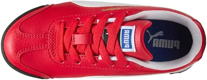 Детские кроссовки для мальчиков с шнуровкой Roma 24 PUMA, Red — фото 4