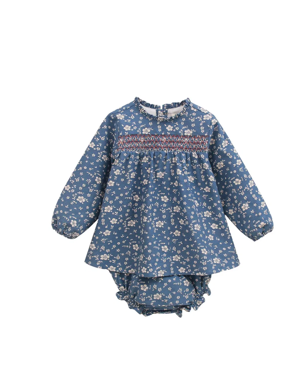 Детское платье, Flores Smock, Dadati, синий