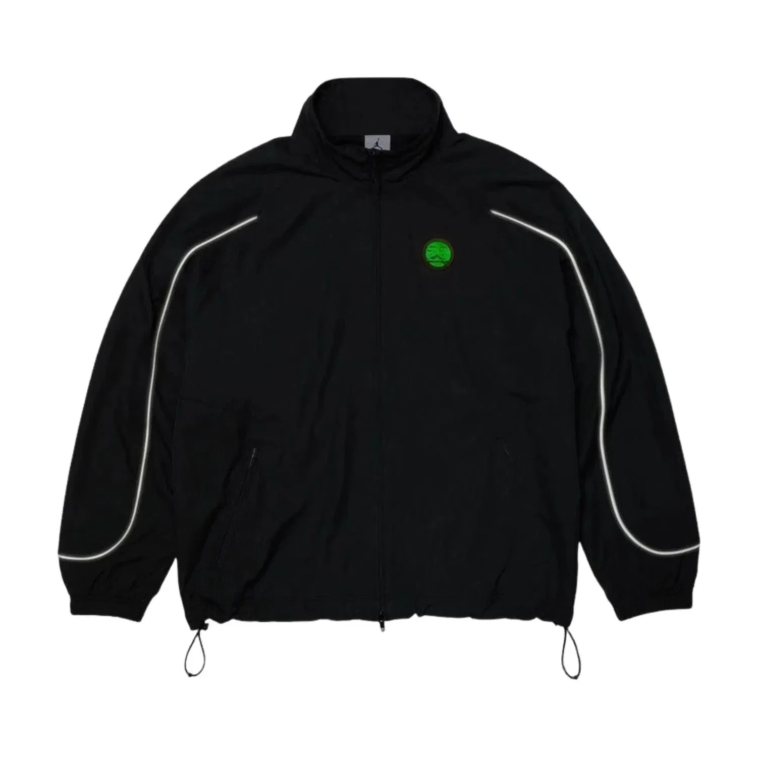 Мужская куртка с принтом Supreme x Jordan SS26 Track Jacket, черный — фото 3