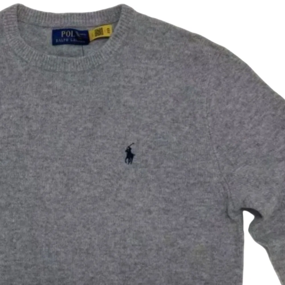 Мужской свитер с круглым вырезом Polo Ralph Lauren, Gray — фото 4