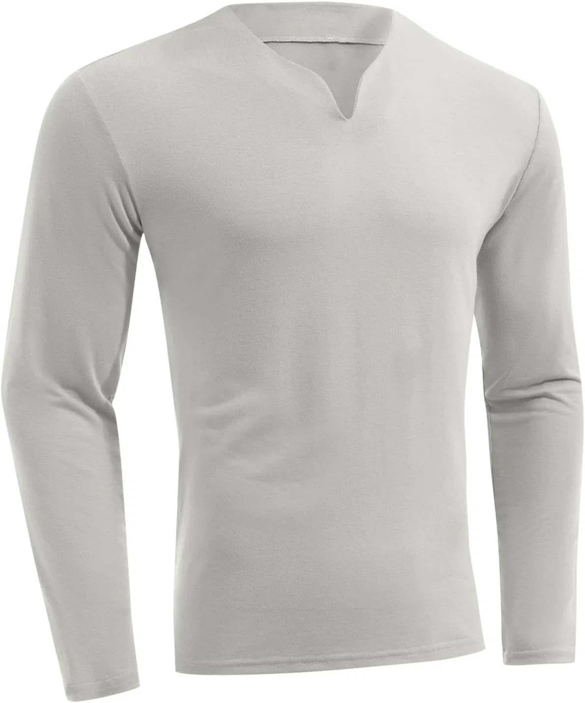 Мужская футболка с круглым вырезом Regular Fit, Light Gray — фото 3