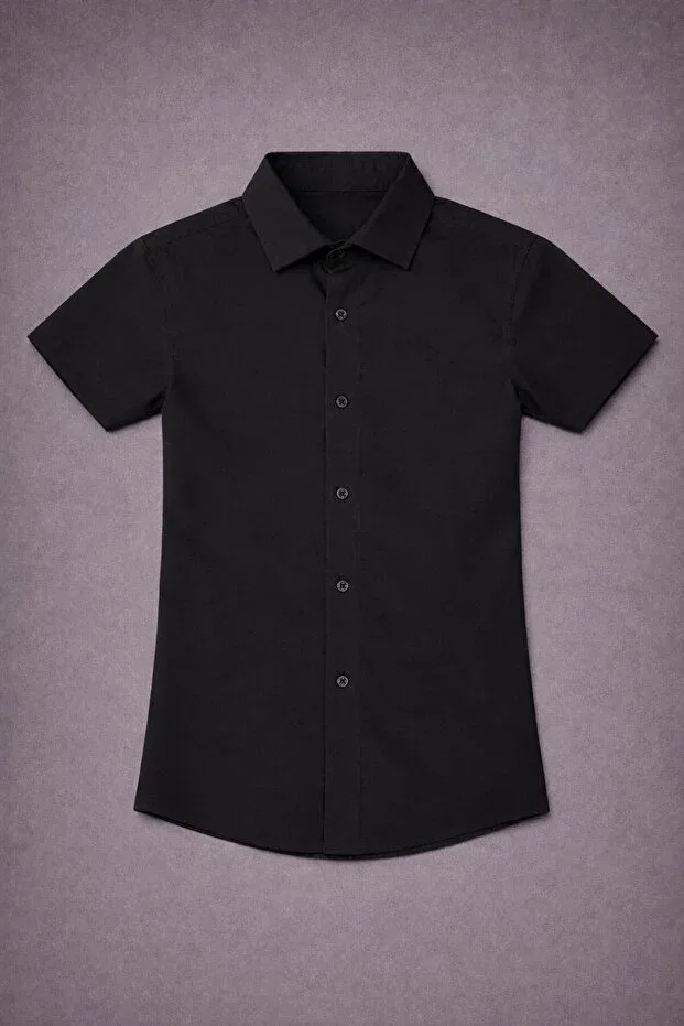 Детская рубашка с коротким рукавом Dıgıl Kids, Black