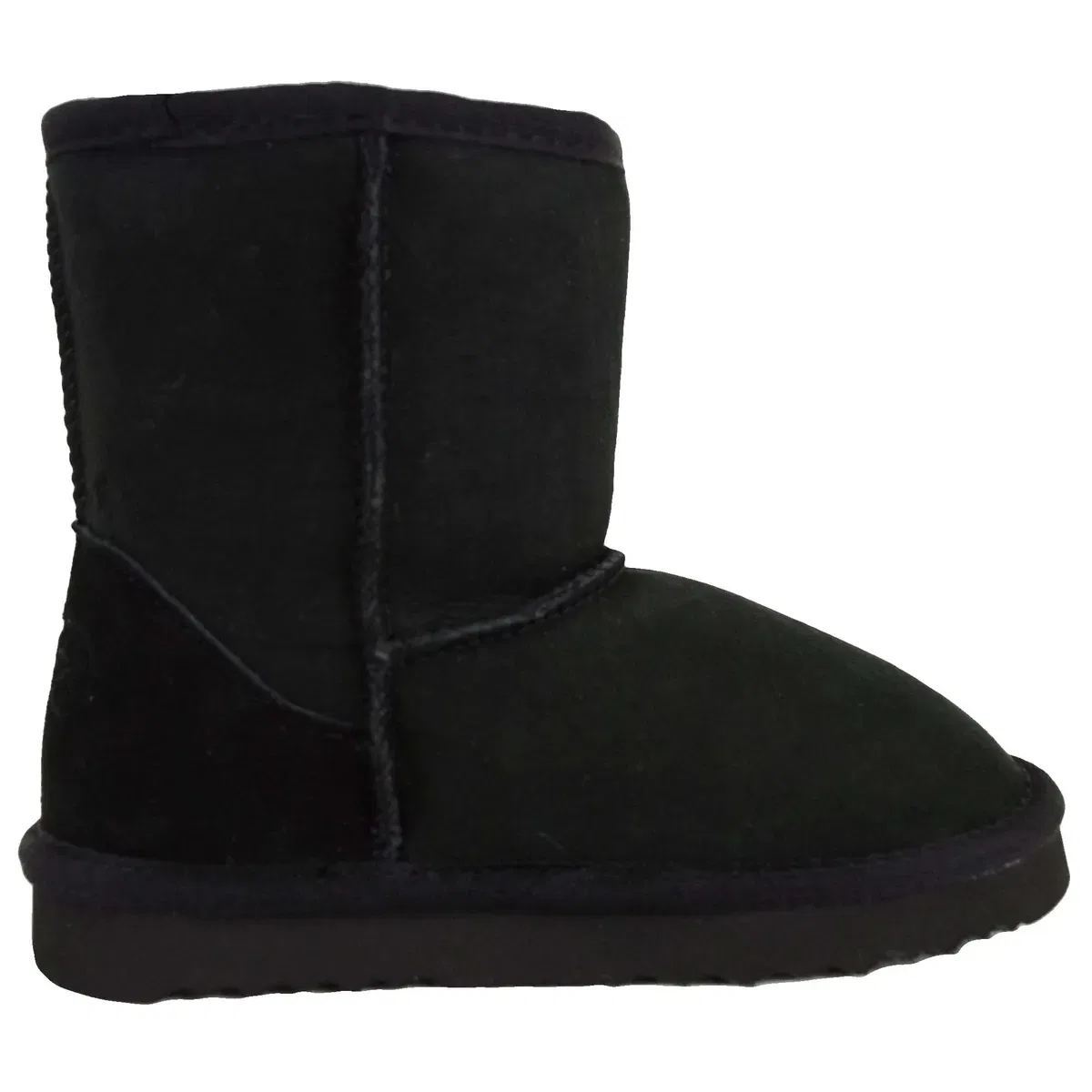 Детские сапожки из овчины с усиленной пяткой Snugrugs, Black