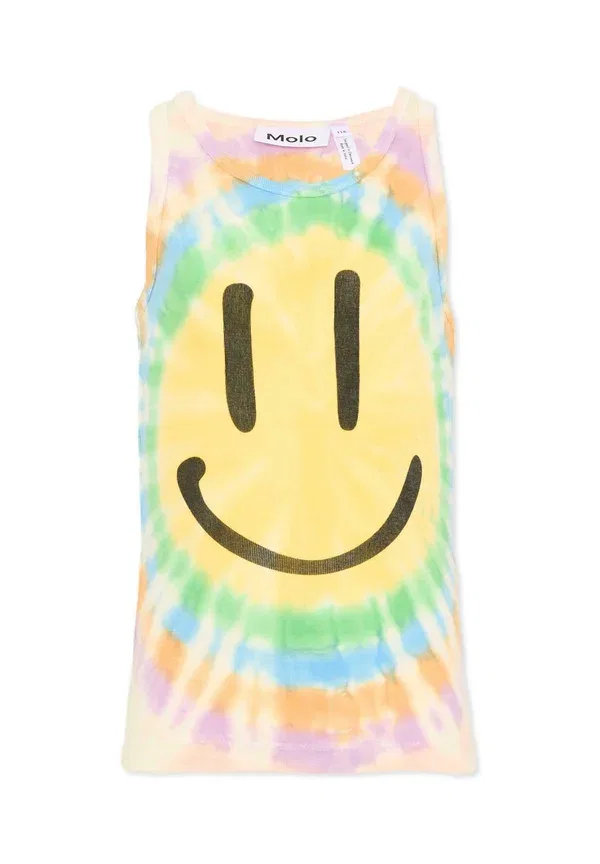 Топ с принтом Smiley Canotte Molo, multi-coloured, мультиколор