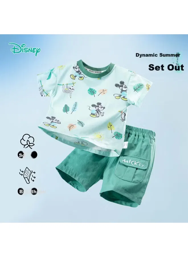 Комплект футболка и шорты с принтом Donald Duck Disney, черный