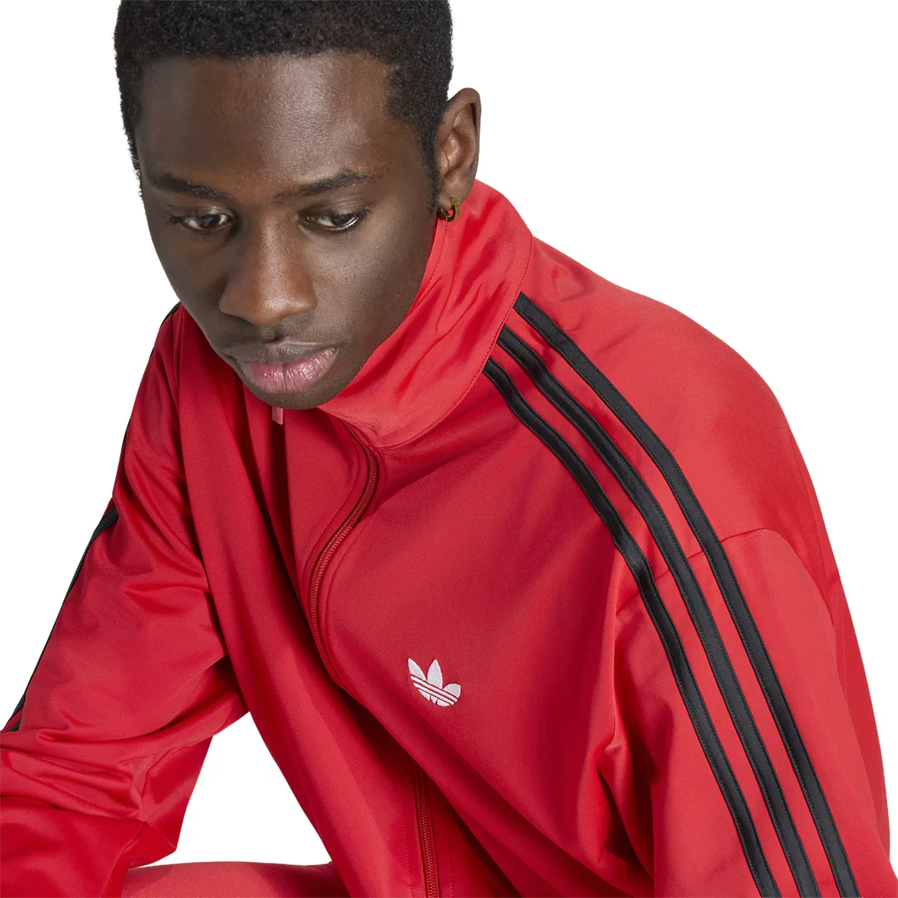 Мужская куртка Firebird Track Adidas, цвет Vivid Red — фото 3