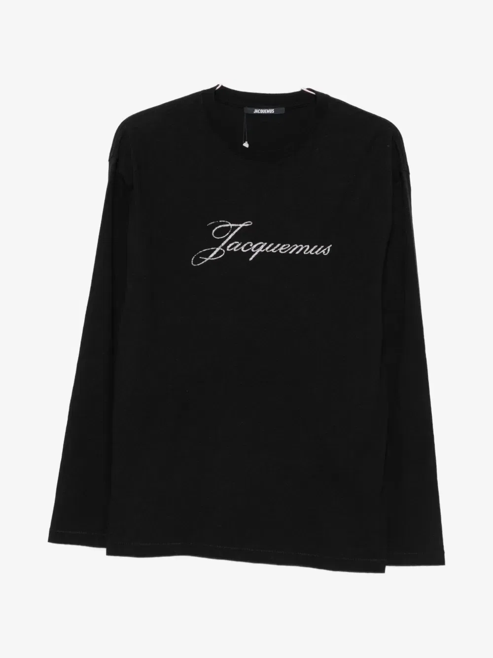 Футболка с длинными рукавами и логотипом Jacquemus, черный