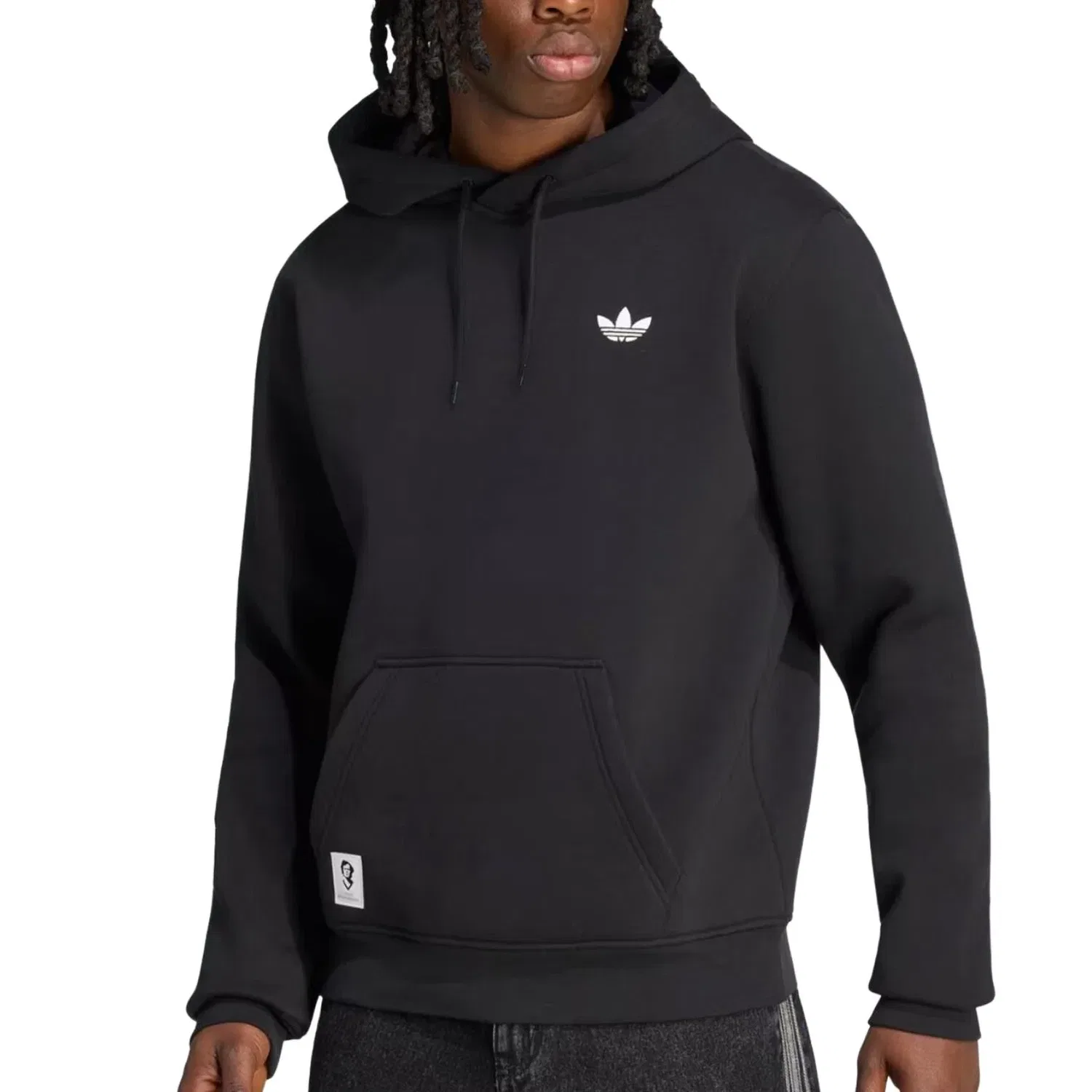 Мужское худи с графическим принтом Adidas x Beckenbauer WC26 OG, черный — фото 2
