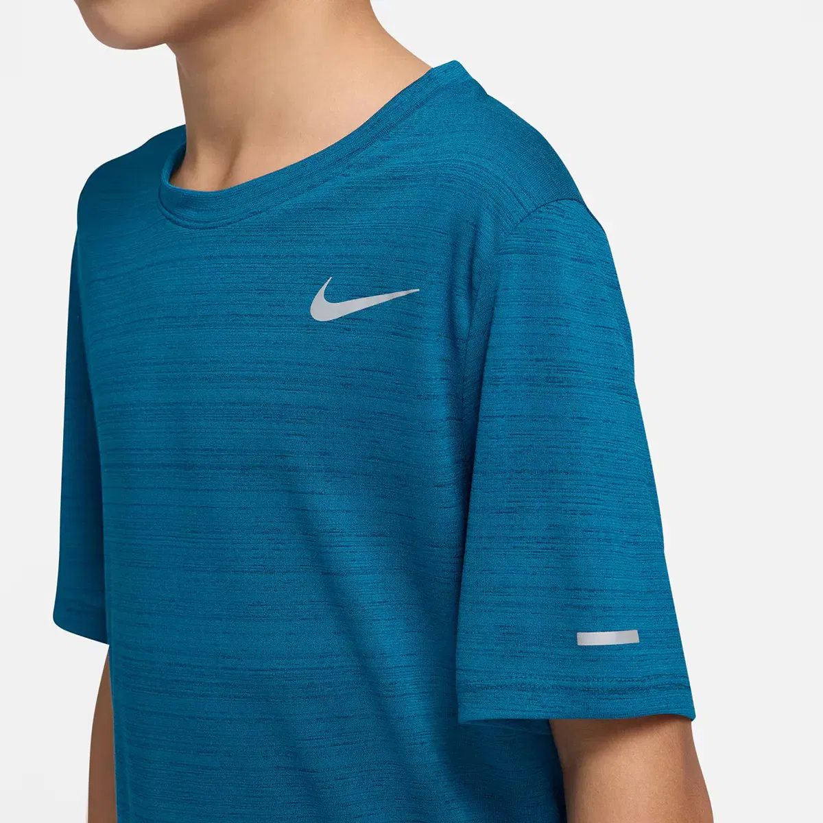 Детская футболка Dri-FIT Miler Nike, Verde — фото 3