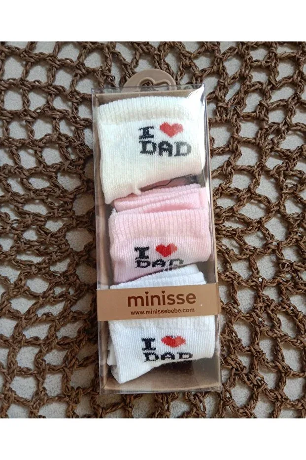 Детские носки для девочек хлопковые Набор 6 пар Basics Minisse, Ecru — фото 2