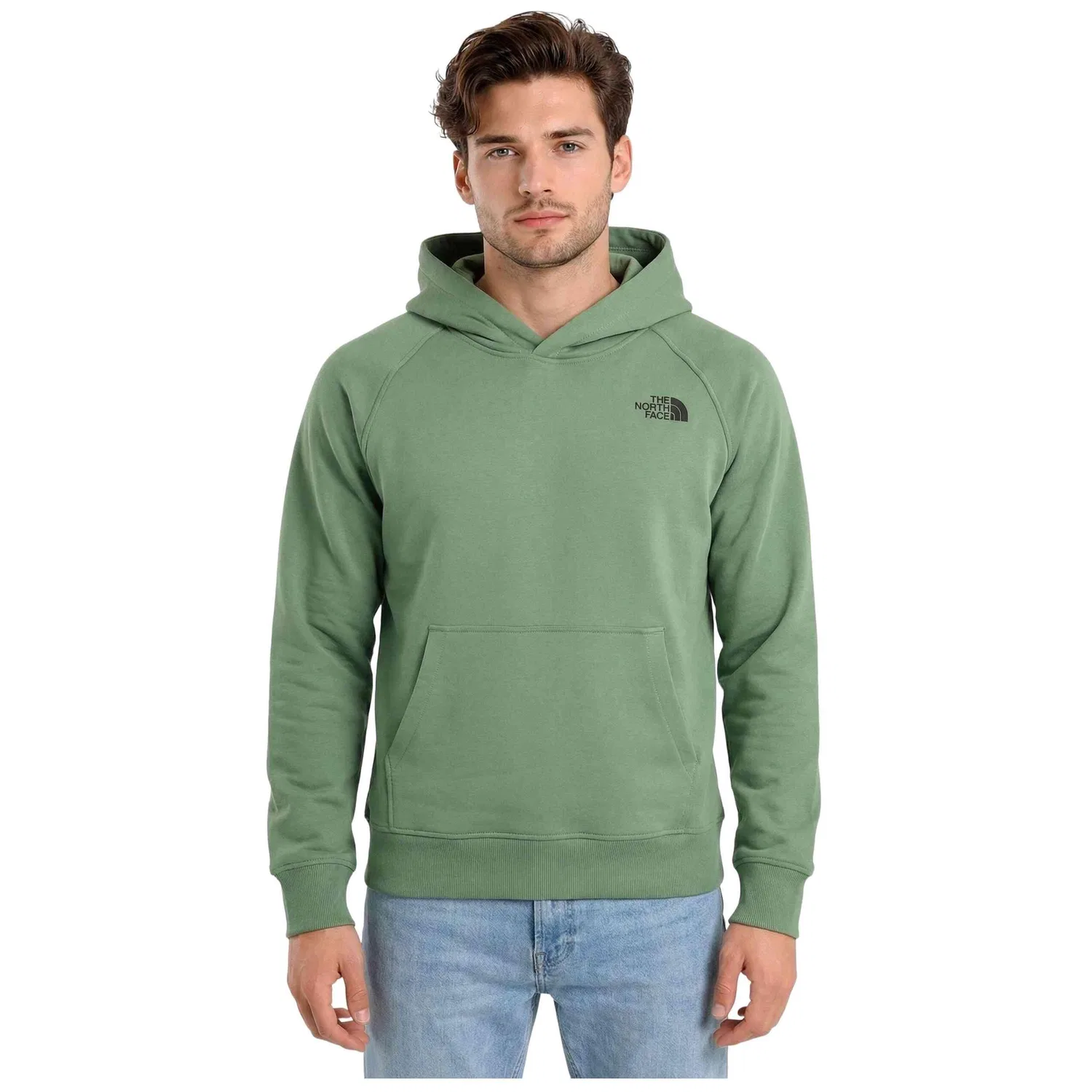 Детское худи с регланом M RAGLAN BOX NSE REGULAR HOODIE The North Face, Grun — фото 3