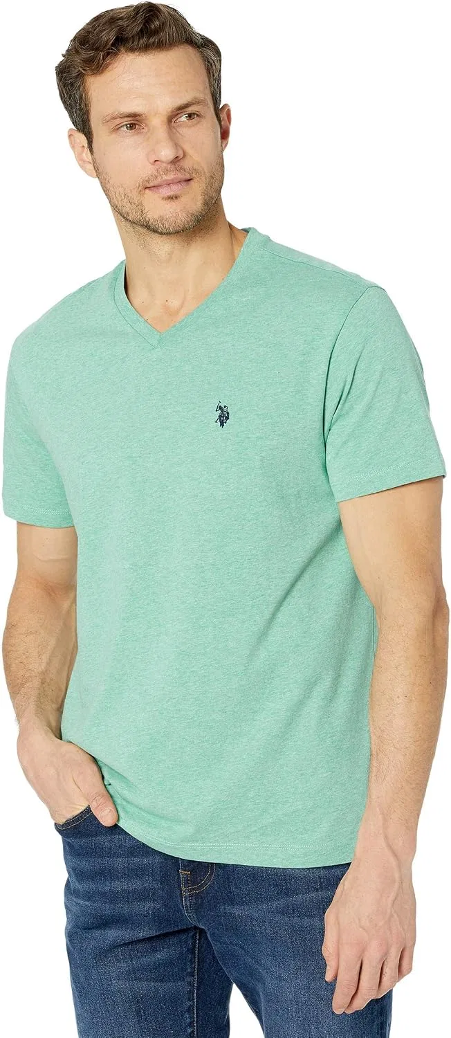 Мужская футболка с V-образным вырезом U.S. POLO ASSN., Palette Green Heather
