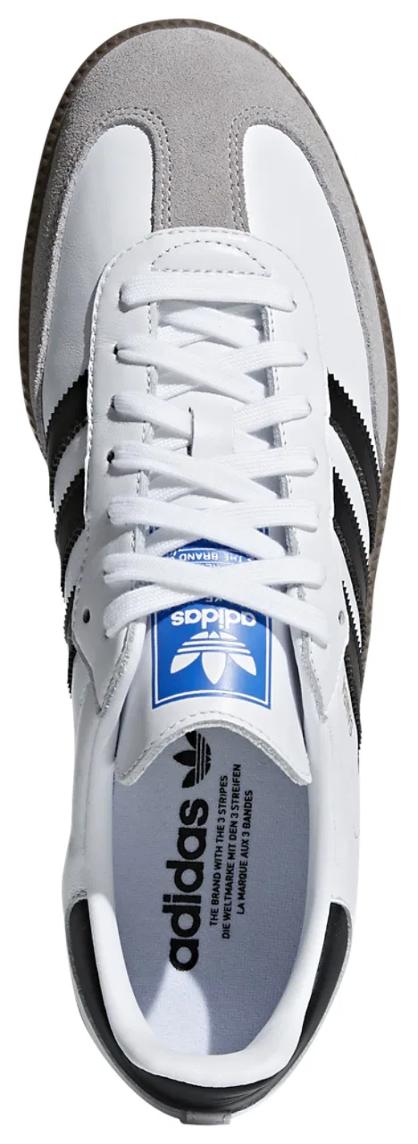 Кроссовки для мальчиков Samba Adidas, цвет Cloud White/Core Black/Gum — фото 4