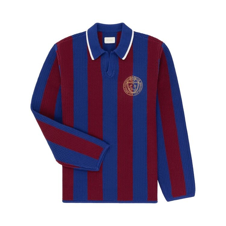 

Джерси Aimé Leon Dore Long-Sleeve Knit Soccer Jersey Merlot/Royal, разноцветный