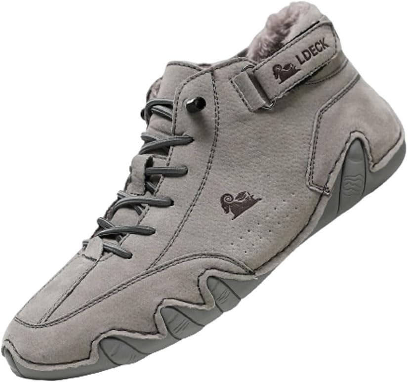 

Водонепроницаемые легкие обувь Cubicbee Explorer для походов, кемпинга и вождения на все сезоны, теплые высокие ботинки Чакка, противоскользящие итальянские спортивные ботинки ручной работы, серый