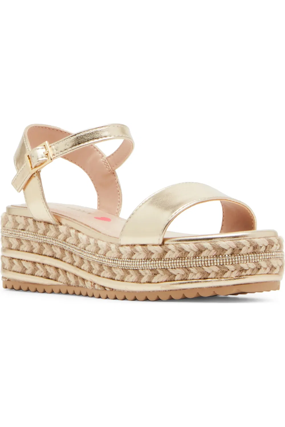 Сандалии детские на платформе с блеском JShayla Steve Madden, Gold