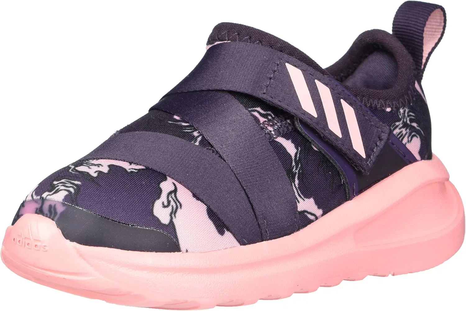 Детские кроссовки для мальчиков с амортизацией FortaRun Cloudfoam adidas, Black