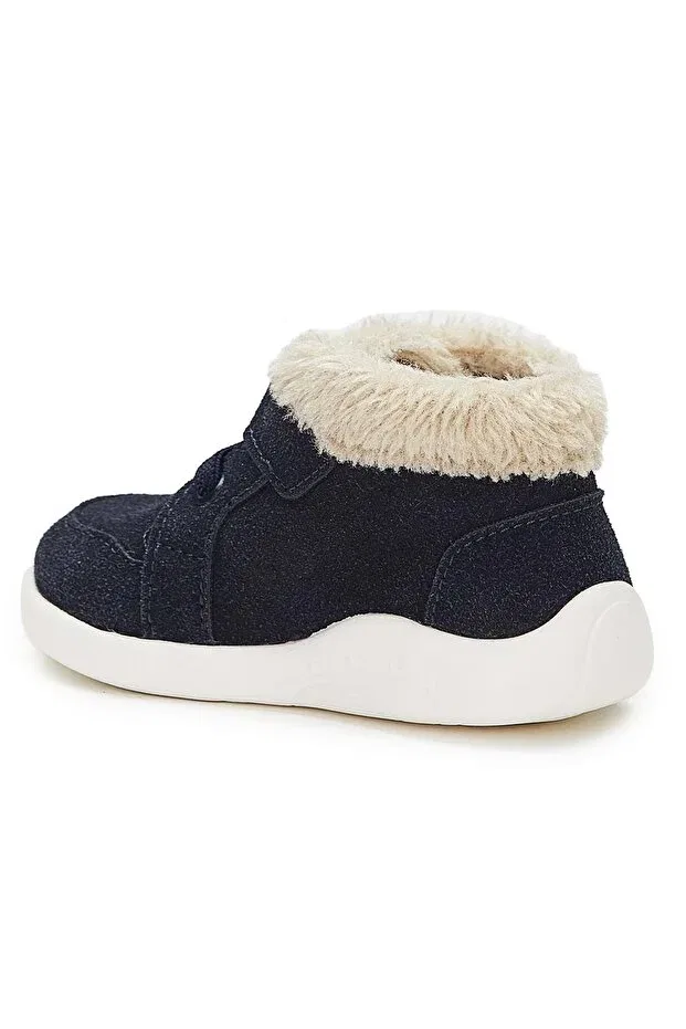 Детские ботинки для девочек ортопедические Tinky First Step Vicco, Navy Blue — фото 4