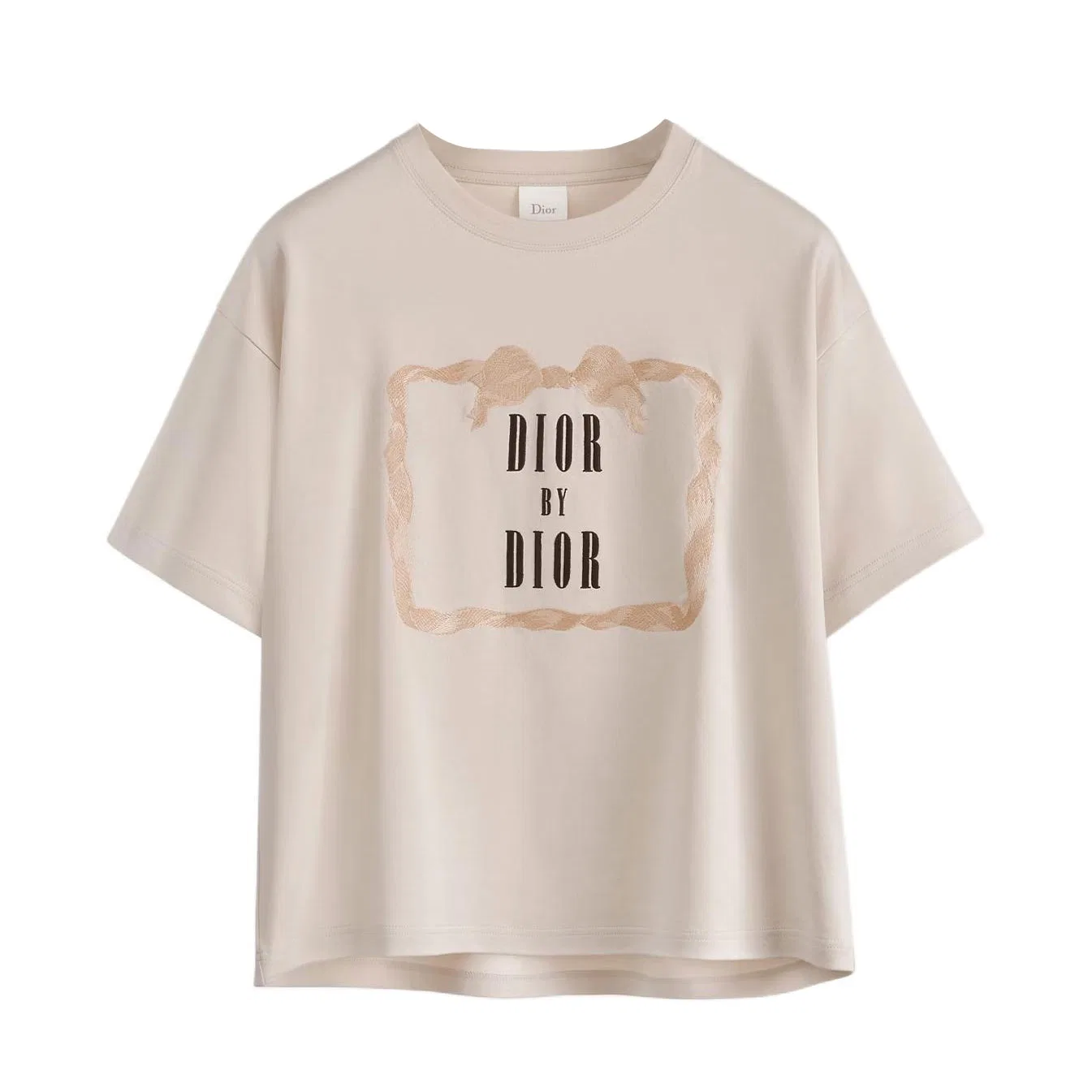 Женская футболка с принтом DIOR, Beige