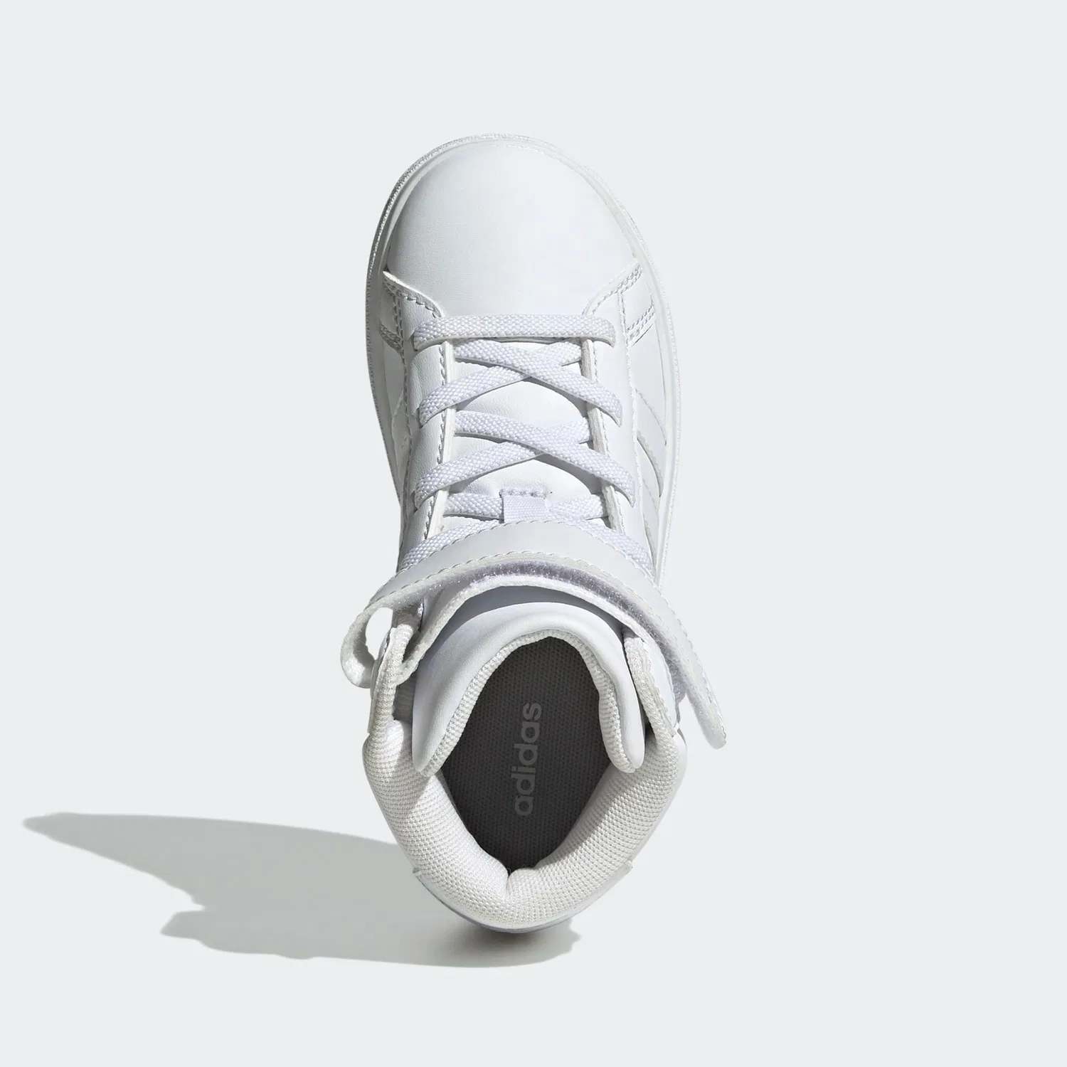 Детские кроссовки полувысокие теннисные Adidas Sportswear, Cloud White/Cloud White/Grey One — фото 4