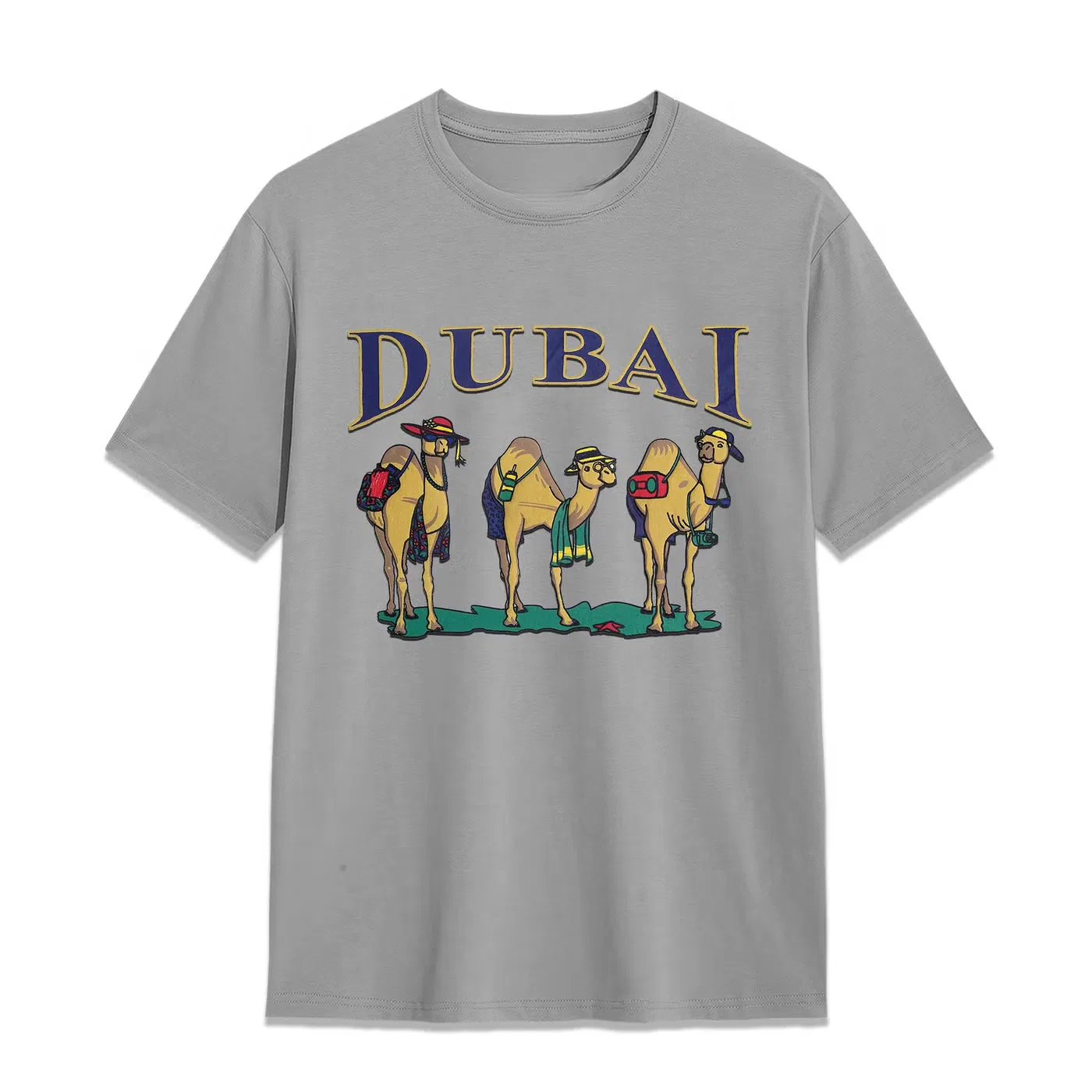 Футболка с принтом Dubai Desert Safari Yoo Street, серая